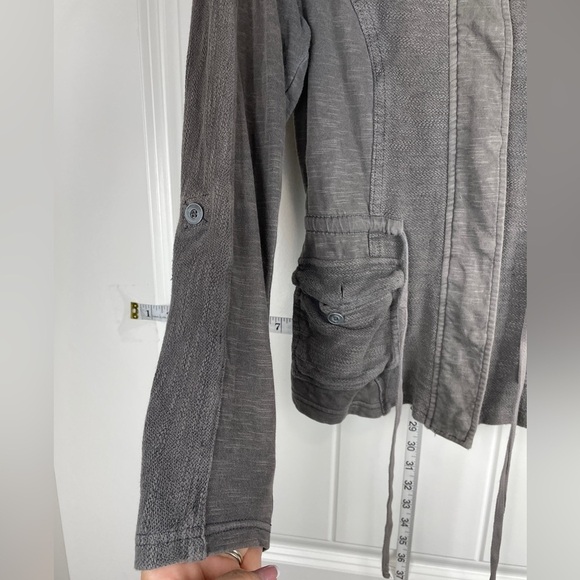 Anthropologie Gray Military Jacket - Picture 4 of 10